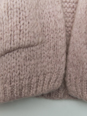 MOHAIR VEST - OLD PINK