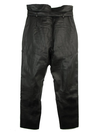 7/8 LEATHER WAIST PANTS + BELT