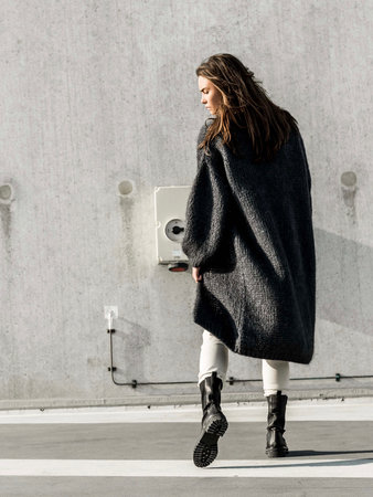 LANG MOHAIR VEST - ANTRA