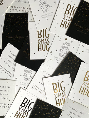 SET :10 X WISH CARDS CHRISTMAS (Do It Yourself)