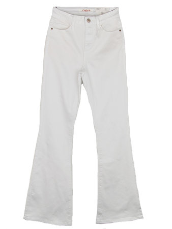 WHITE SKINNY FLARE