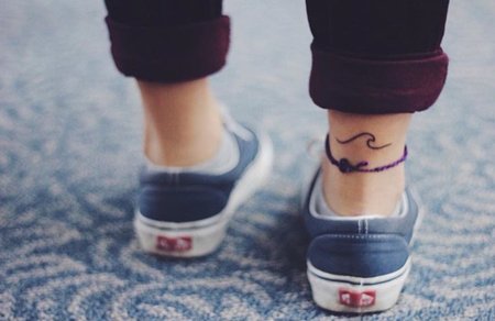WAVES + PALM TREES TATTOOS