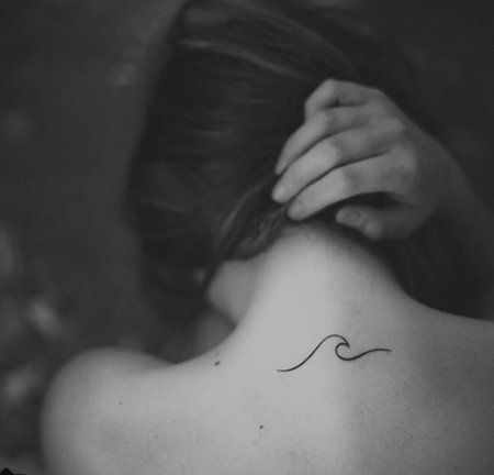 WAVES + PALM TREES TATTOOS
