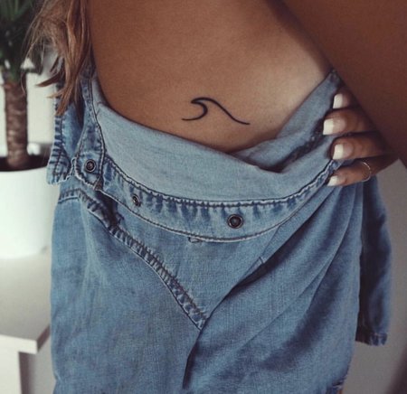 WAVES + PALM TREES TATTOOS