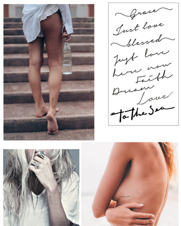 FINE HANDWRITTEN TATTOOS