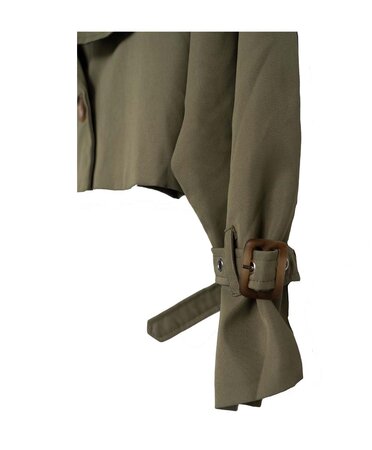 BRITT KORTE TRENCHCOAT KAKI