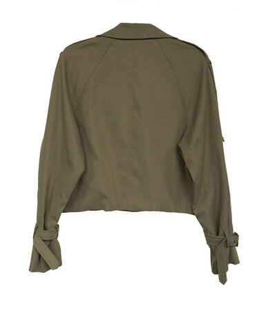 BRITT KORTE TRENCHCOAT KAKI