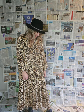 JADE LEOPARD DRESS