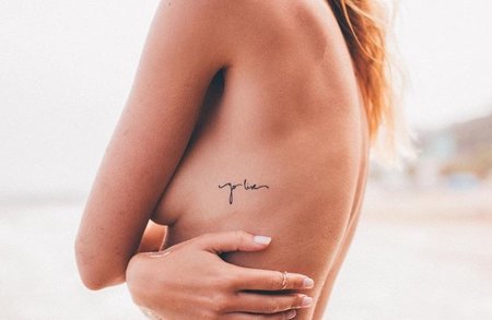 FINE HANDWRITTEN TATS ; GO LIVE, EXPLORE, LOVE, LOVE NEVER FAILS
