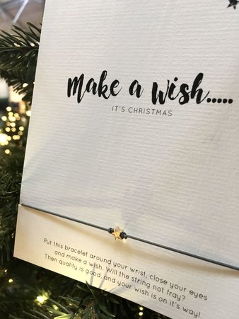 WISH CARD MAKE A WISH - CHRISTMAS
