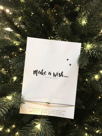 WISH CARD MAKE A WISH - CHRISTMAS