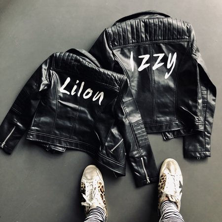 GIRLS BIKER EIGEN NAAM