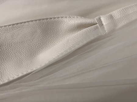 WRAP BELT / TULE BELT RICEWHITE ( mag niet meer retour)