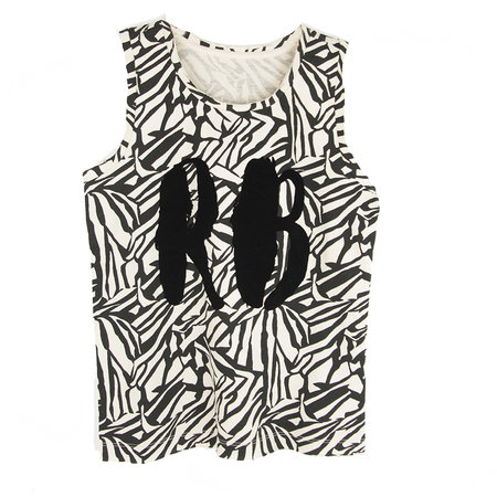 GIRLS MUSCLETEE : ZEBRA - MAG NIET MEER RETOUR