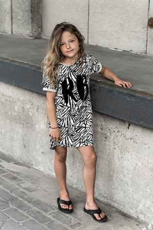 GIRLS ZEBRA DRESS