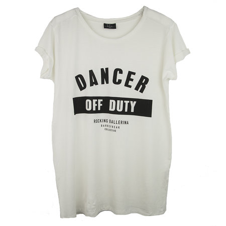 ROUND NECK TEE : DANCER OFF DUTY