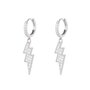 Earrings Lightning Bolt - Silver