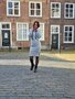 SWEATERDRESS SMILEY - GRIJS