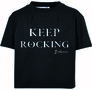 T-SHIRT KEEP ROCKING BALLERINA 